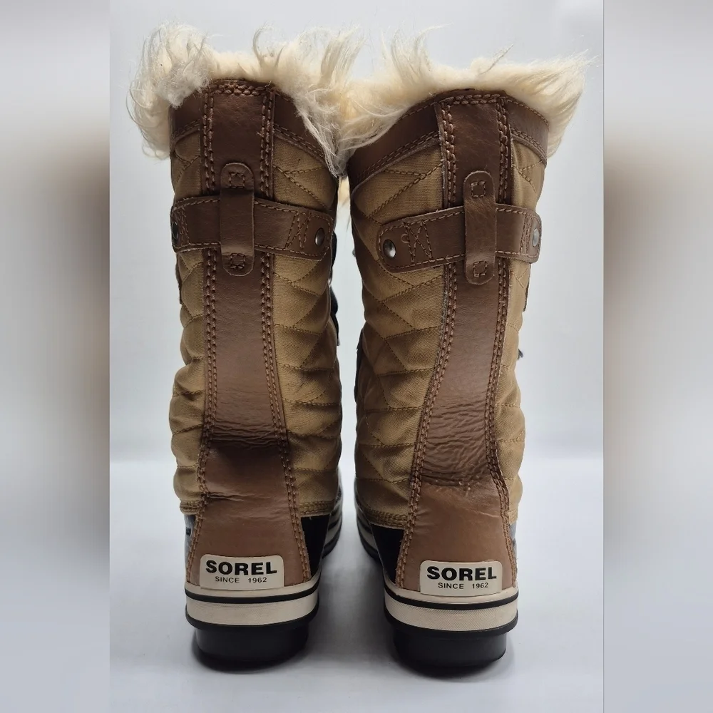 Sorel Black and Tan Winter Boots